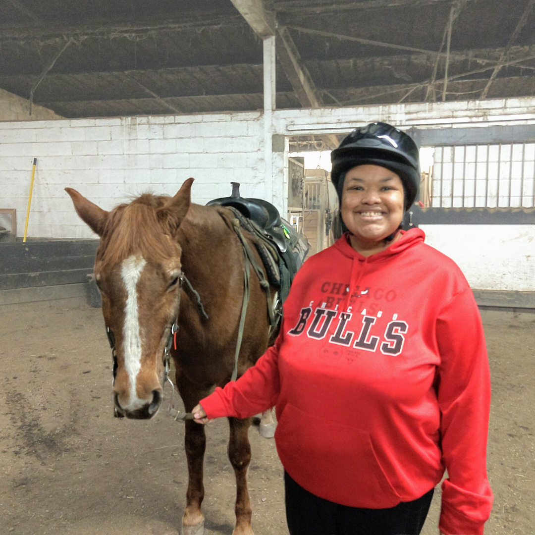 Envision member with horse