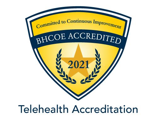 BHCOE 2021 Telehealth Accreditation Badge