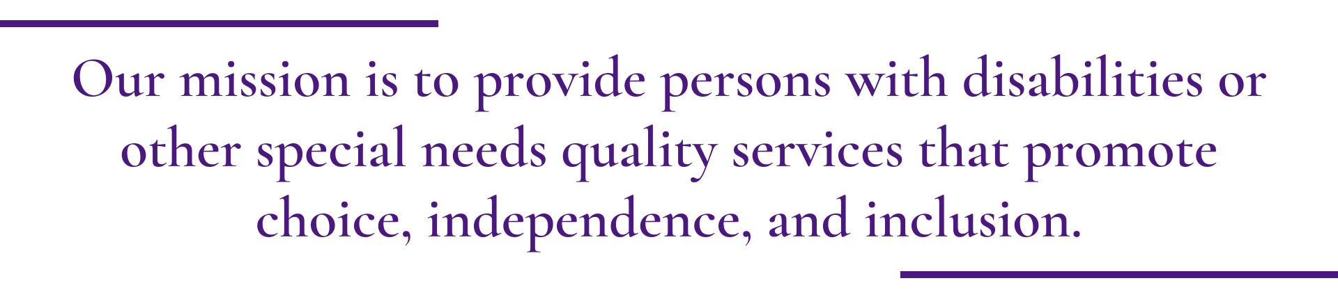 Envision Mission Statement