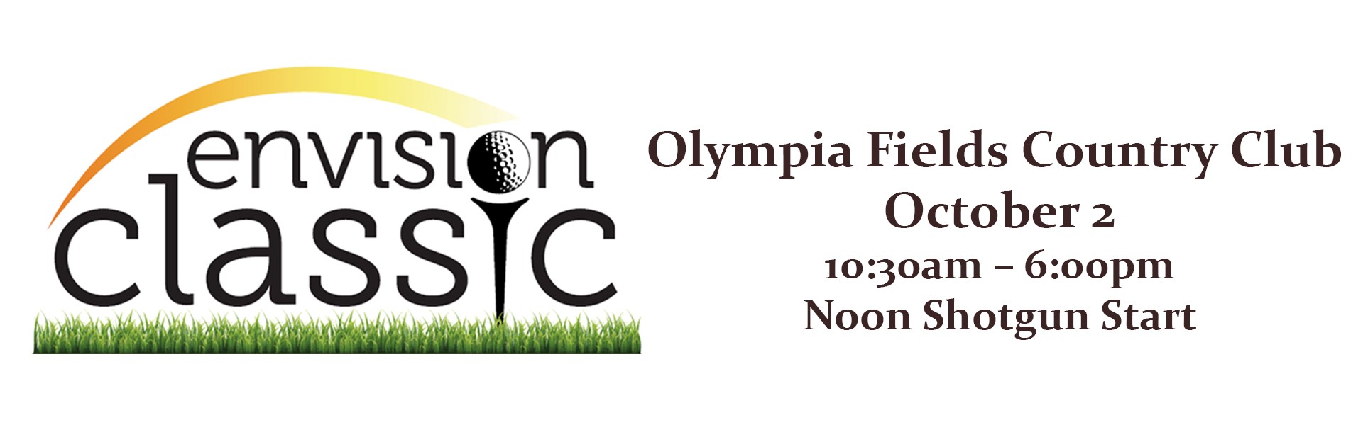 logo and details for golf classic