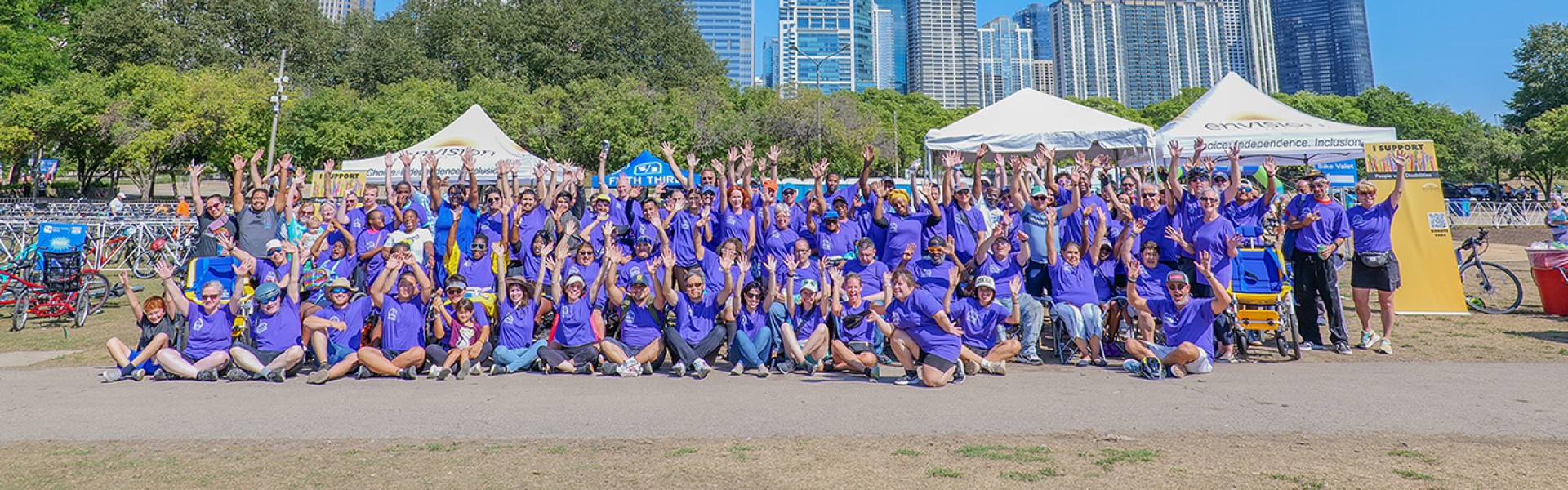 Summer of Cycling 2023 crew at Bike The Drive