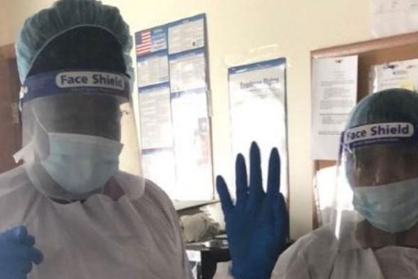Lashaunda and Felicia in full ppe gear